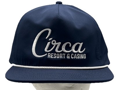Circa Resort Casino Men s Hat Rope Braid Snapback Las Vegas Embroidered Golf Cap