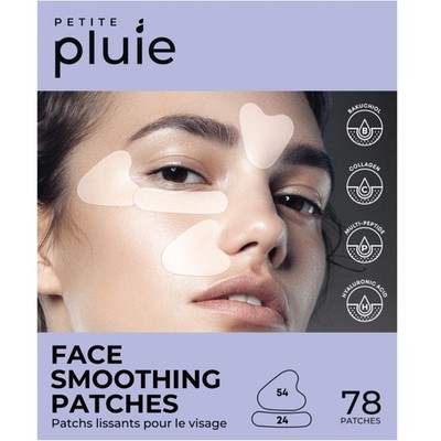 PETITE PLUIE Face Smoothing Wrinkle Patches (78 Count) | 50 Count (Pack of 1)