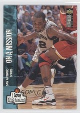 1995-96 Upper Deck Collector's Choice i love this team! Sean Elliott #389 0c6