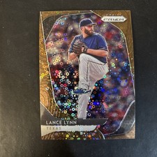 2020 Panini Prizm - Tier II Lance Lynn #127 Quick Pitch Bronze Donut Circle...