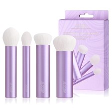 Flawless Base & Glow: Essential Face Brush Se...