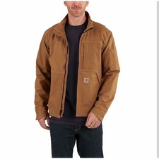 Carhartt FR Flame Resistant Relaxed Fit Jacket Brown Mens 4XL OJ2182-FRM NEW