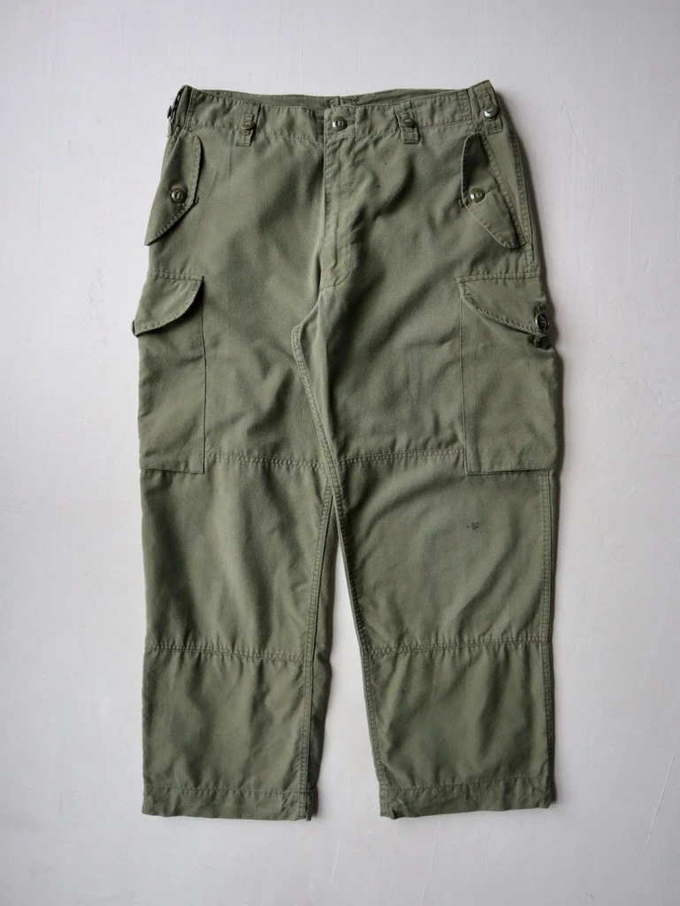 Vintage 1990s Canadian Army Combat Pants Size 34x29 Lightweight Green