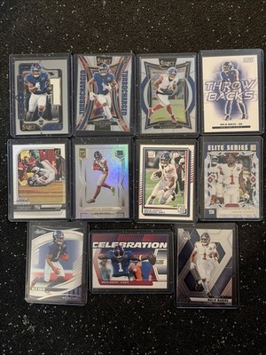 Malik Nabers New York Giants 11 Rookie Card Lot No Duplicates