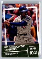 2020 Topps #WOD-34 Ernie Banks WARriors of the Diamond