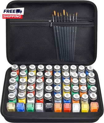 Model Paint Storage Case for Testors Paint Set Paints Organizer Carrying Bag