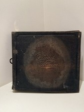 Vintage Record Album Binder with 10 Vinyl Records Antique Collectible
