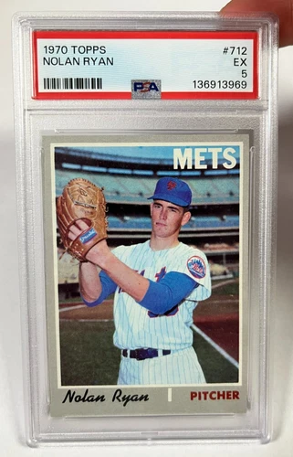 1970 Topps Nolan Ryan Card # 712 PSA 5