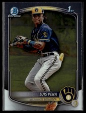 2025 Bowman Chrome Luis Pena BCP-38 1st Bowman RC 2nd Copy