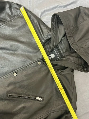 Rare Mastermind Japan MMJ Lambskin Leather Hoodie Size-XL Made in Japan 🇯🇵 image 10