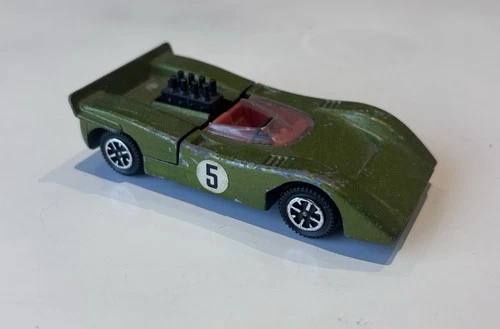 Vintage 1970s Dinky Toys No. #223 McLaren M8A Racing Car, Green No.5
