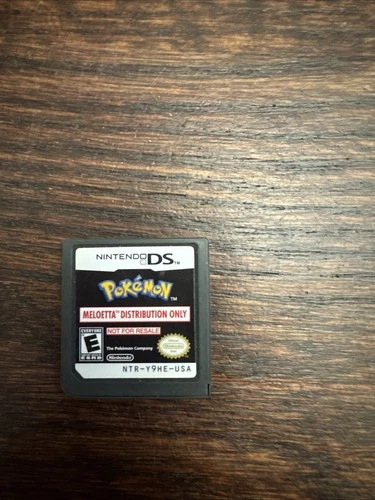 Pokemon Distribution Cartridge Meloetta NTR-Y9HE-USA Nintendo DS Rare