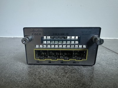 Cisco Catalyst C3KX-NM-1G 4 SFP Ports Network Module For Cisco 3750X And 3650X