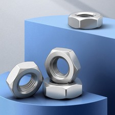 304 Stainless Steel Thin Nuts DIN439 M2 M2.5 M3 M4 M5 M6 M8 M10 M12 M14 M16-M30