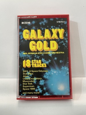Galaxy Gold 18 Star Hits Cassette Tape Neil Norman Orchestra Sci-Fi 1980s