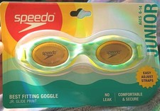 Lunettes de natation Speedo Jr. Glide Print enfants 6-14 anti brouillard, sans fuite, protection UV