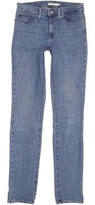 Levi's Slimming Damen Jeans blau Straight Slim Stretch W27 L34 (98315)