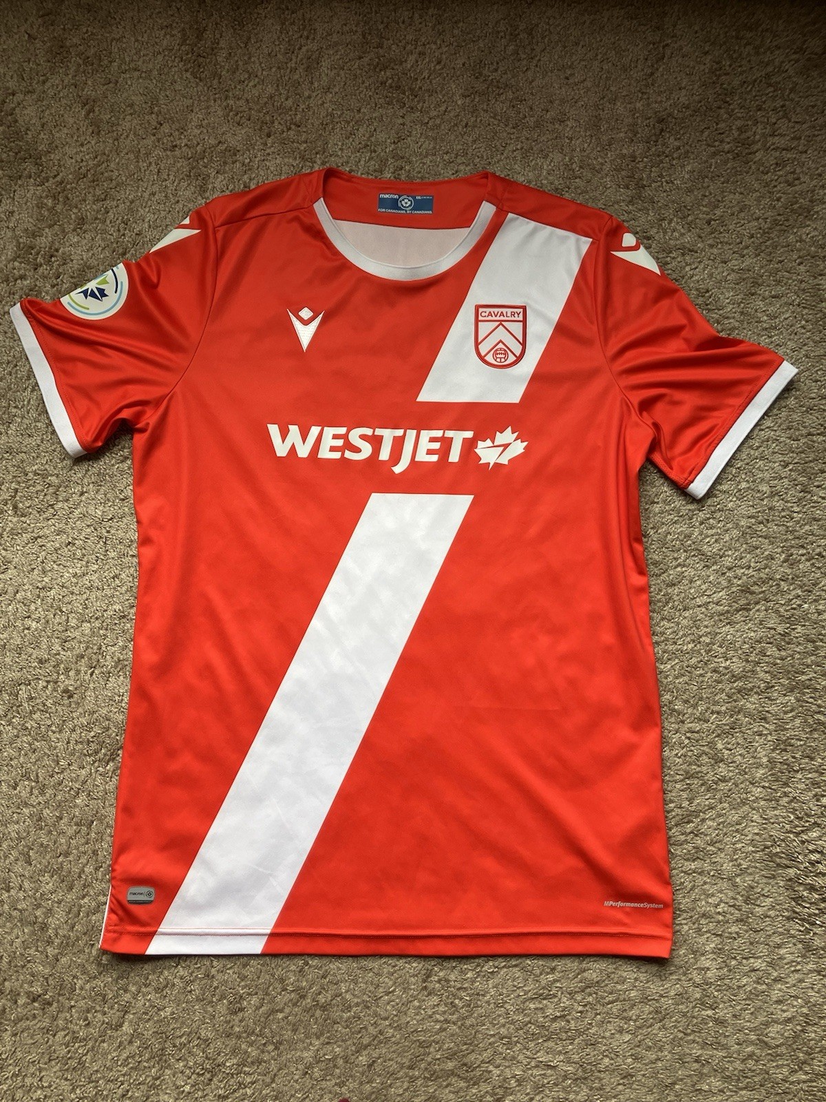 Cavalry FC 2019 Home Jersey | Vintage Soccer XXL Fits XL