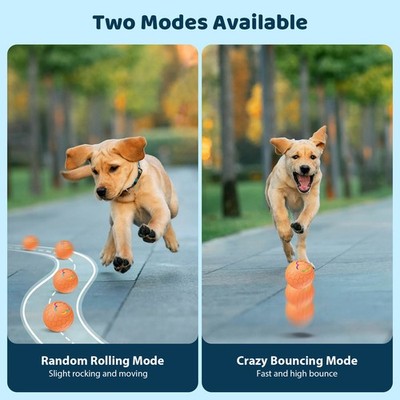 Toy Ball For Pets Interactive Dog Cat Herding Ball Dual Mode Radar Trigger IP54