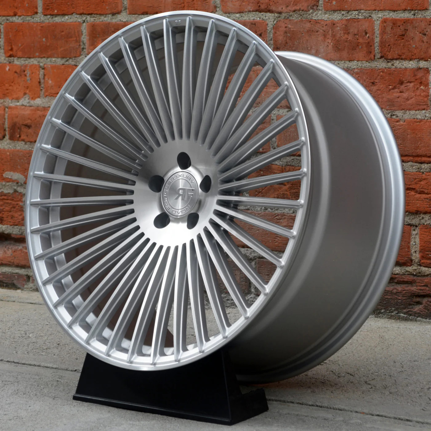 22” RF35 MACHINED SILVER CONCAVE WHEELS RIMS FOR MASERATI LEVANTE 22X9 & 10.5