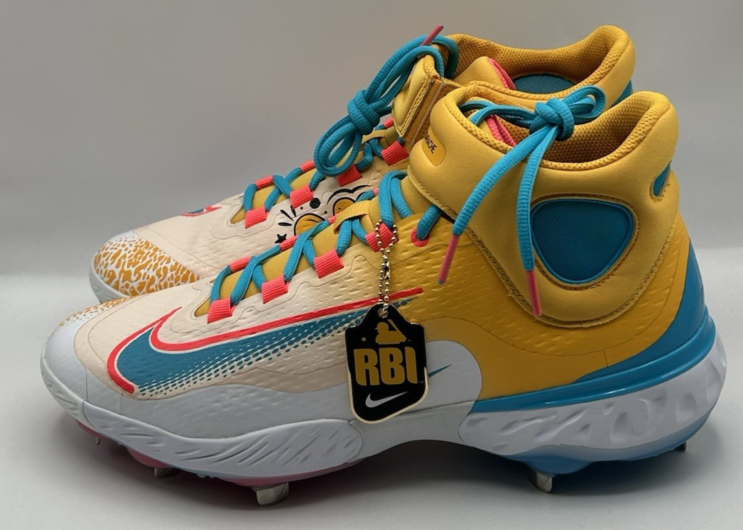 NEW Nike RBI x Alpha Huarache Elite 4 Baseball Cleats FZ7344 700 Men's Size 12.5