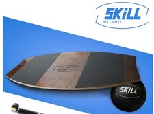SKILL BOARD Wooden Balance Fitness Trainer Board  Inflatable Ball  K76 