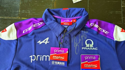 #ad Toprak Razgatlioglu Signed Prema Pramac Yamaha Crew Shirt. $525.00