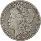 1896 O Morgan Silver Dollar F Fine $1 Coin Collectible SKU:I24362