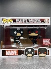 Funko Pop! Marvel Bullseye + Daredevil 2 Pack Collectors Corps Excl. W/Protector