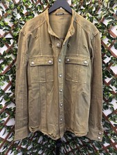 New Authentic Balmain Olive Green Distressed ...