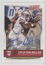 2016 Score Rookies Signatures Braxton Miller #371 Auto 00jz