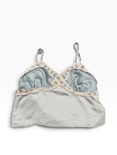 Vintage LA Hearts Camisole Blue & Lace Y2K Size Small