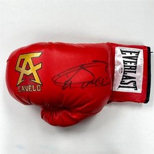 Saul Canelo Alvarez signed Custom Hand Painted Everlast Boxing Glove auto ~ PSA