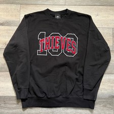 100 Thieves Mens 3XL Crewneck Sweatshirt Blac...