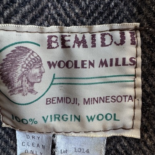 Bemidji Woolen Mills Vintage Tweed Wool Cloak Coat Cape Steampunk Academia O/S - Picture 5 of 10
