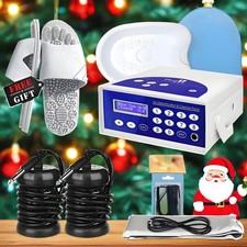 Ionic Foot Detox Bath Deep Cleanse Machine, Home Spa Pedi Care. Free Slippers 
