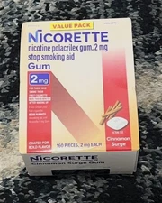 Nicorette Gum 2mg Cinnamon Surge 2mg 160 pieces, Exp 2028
