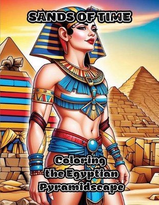 Sands of Time: Coloring the Egyptian Pyramidscape by Colorzen Paperback Book