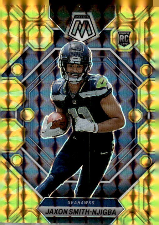 Jaxon Smith-Njigba Panini Mosaic #331 Reactive Yellow