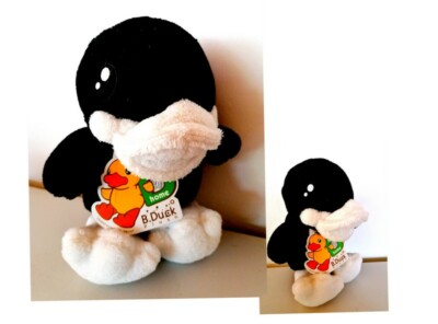B. Duck 40712 Ente schwarz 21 cm Plüsch Kuscheltier Stofftier NEU