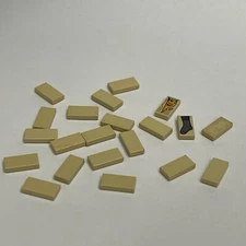 Lego 3069 Beige Replacement Add-on Pieces Parts Lot of 21