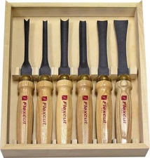 Flexcut 6 Piece Mallet Wood Carving Starter Set Display Box - MC150