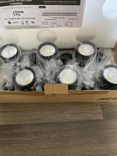 Cloudy Bay 8W 3000-5K Black Dimmable LED Track Light Head CRI90 Vivid LED 6pcs/r