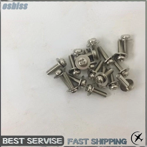 20X 31089121AS Roland Print Head DX4 DX7 Cross Shaped Gasket Screw M2.3 * 8 Bolt