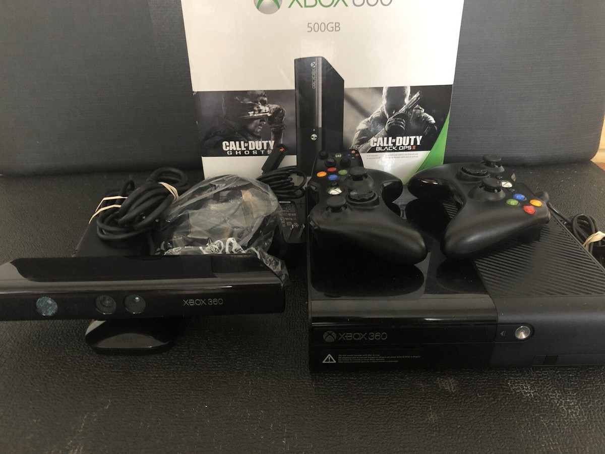 Microsoft Xbox 360 with Kinect 500GB Black Console | eBay