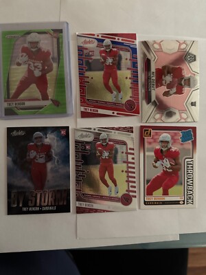 Trey Benson RC Lot-6 cards