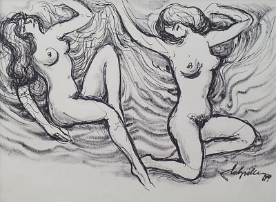 Franz Schicker, 1999, Ballpoint Pen Drawing