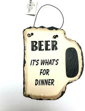Bar Beer Funny Drinking Sign, Beer It's What's For Dinner