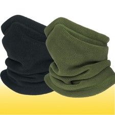 Adjustable Winter Fleece Neck Gaiters Warmer Face Mask Scarf for Cold Weather US
