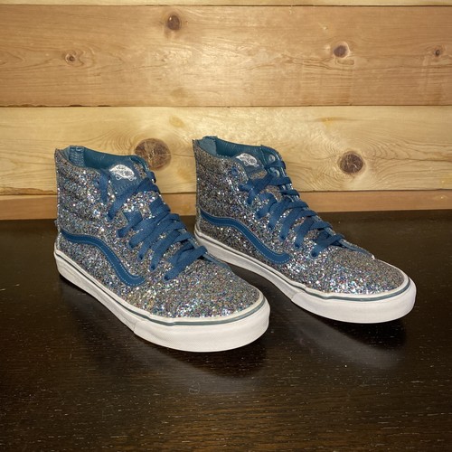 vans old skool rainbow glitter